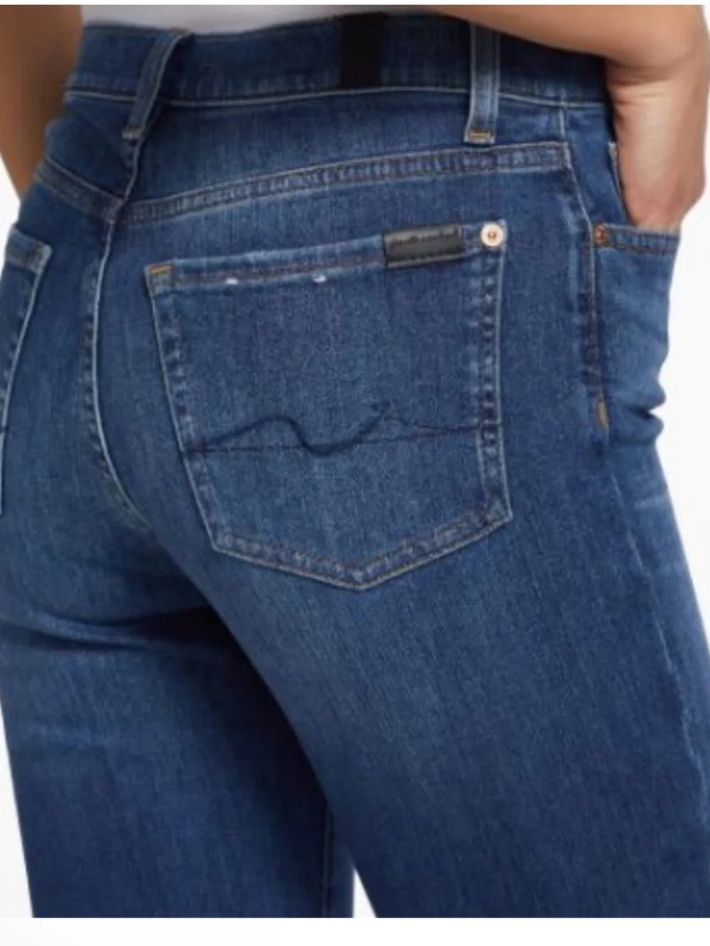 7FAM “High Waist Slim Kick”, Size 24